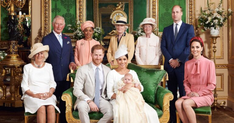 Agency and Photographer Argue Over Whether Photo From Harry and Meghan Son Archie Harrison Mountbatten Windsor Christening Was Altered