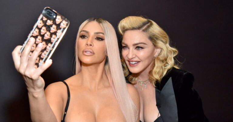 Kim Kardashian Childhood Job Involved Walking Madonna Dog 1