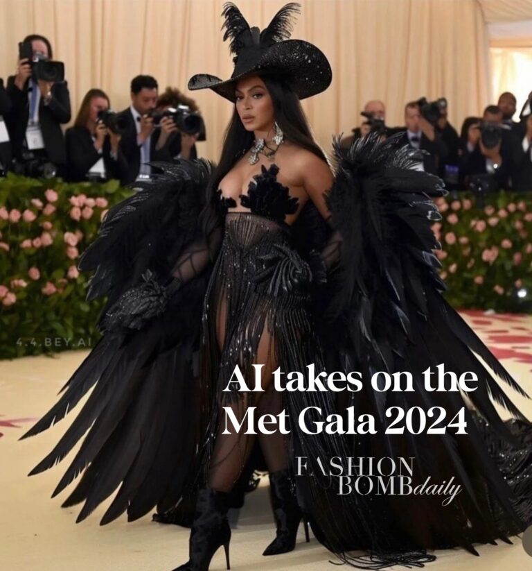89989 Artificial Intelligence AI at the Met Gala 2024 Beyonce Rihanna Kanye West and More in Fictional Garden Inspired Looks