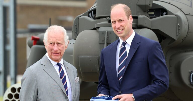 King Charles III Passes the Colonel in Chief of the Army Air Corps Role to Prince William 2