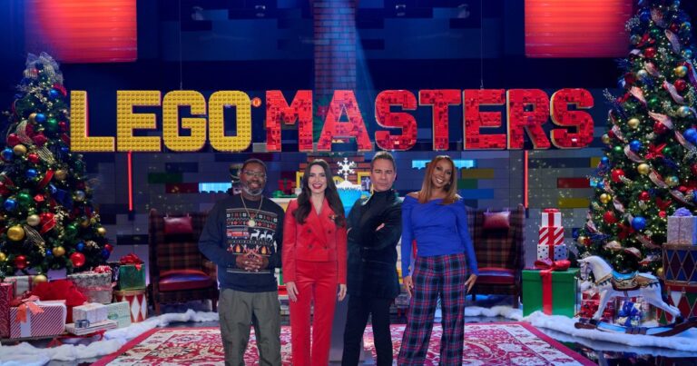 Sophia Bush Eric McCormack Join Lego Masters Holiday Event First Look