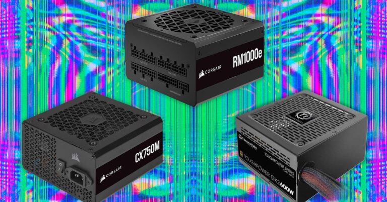 Modular Non Modular PC Power Supply Abstract Background SOURCE Corsair Amazon Thermaltake