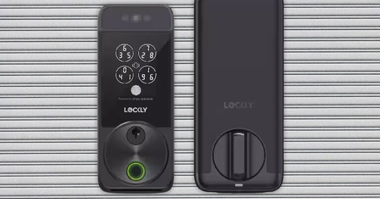 Lockly Visage Zeno Series Smart Lock Abstract Background SOURCE Lockly