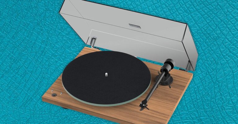 Pro Ject T1 Phono SB Turntable Abstract Background SOURCE Amazon