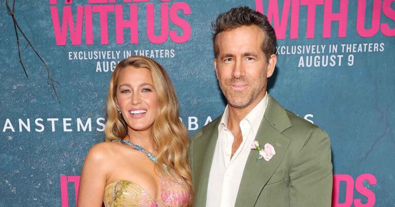 Ryan Reynolds Says He and Blake Lively Try to Give 4 Kids As Normal a Life as Possible 01 2024