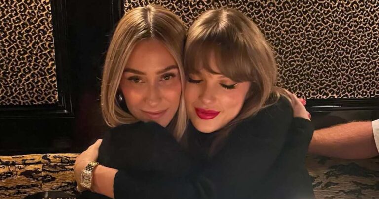 Taylor Swift Hugs BFF Ashley Avignone During Stylists Birthday Party