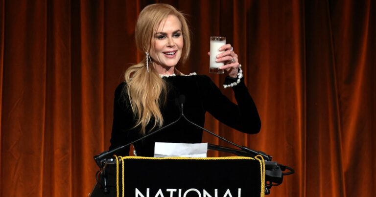 Hold Up Nicole Kidman Just Chugged a Glass of Milk in Honor of Babygirl 01 2025