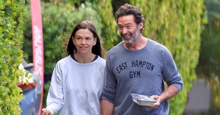 Hugh Jackman and Sutton Foster BACKGRID