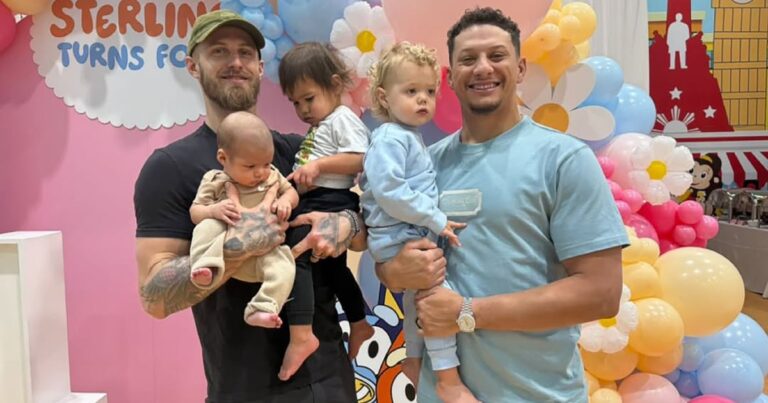 Patrick Mahomes Shows Off Cropped Haircut During Daughter Birthday Party 01 2025