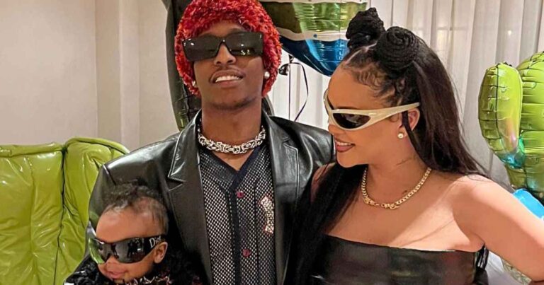 Rihanna and Boyfriend ASAP Rockys Family Album April 2023 01