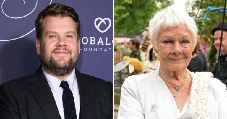 James Corden Gets Awkward Reaction After Sexual Joke About Judi Dench