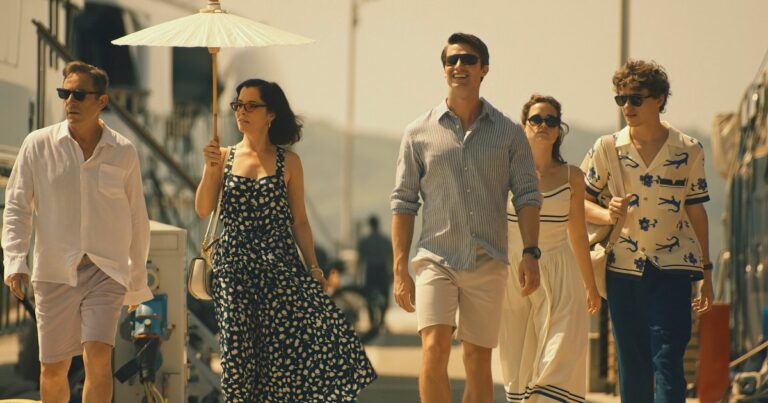 jason isaacs parker posey patrick schwarzenegger sarah catherine hook sam nivola