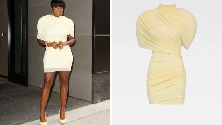 Shamea Morton Wore A 1690 Cream Jacquemus Dress While Doing Press Feat image